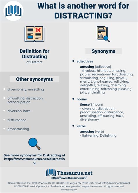 easily distracted synonym|distracting thesaurus.